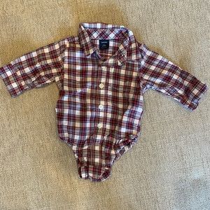 Baby Gap Plaid Bodysuit